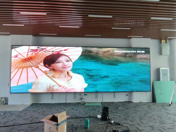 宁德市P1.53led小间距屏安装案例